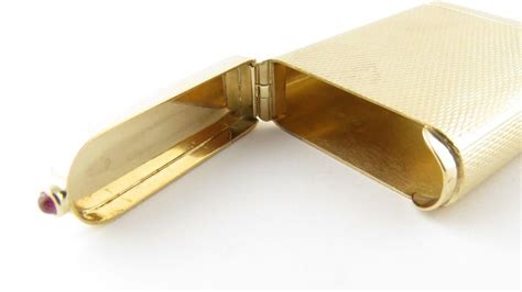 cartier gold pill box|cartier pill box for sale.